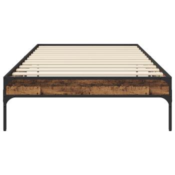 Bettrahmen Altholz 80 x 200 cm Holzwerkstoff