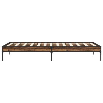Bettrahmen Altholz 80 x 200 cm Holzwerkstoff