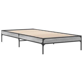 Bettrahmen Sonoma-Grau 80 x 200 cm Holzwerkstoff