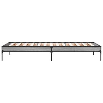 Bettrahmen Sonoma-Grau 80 x 200 cm Holzwerkstoff