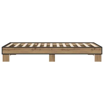 Bettrahmen Artisan-Eiche 80 x 200 cm Holzwerkstoff