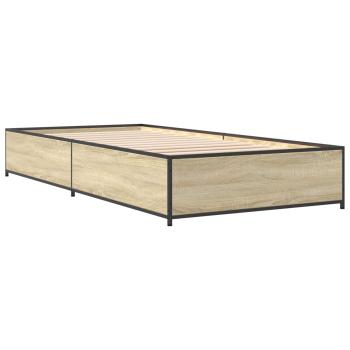 Bettrahmen Sonoma-Eiche 80 x 200 cm Holzwerkstoff