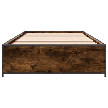 Bettrahmen Geräucherte Eiche 80 x 200 cm Holzwerkstoff