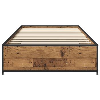 Bettrahmen Altholz 80 x 200 cm Holzwerkstoff