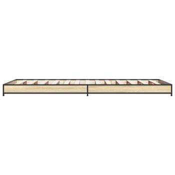 Bettrahmen Sonoma-Eiche 80 x 200 cm Holzwerkstoff