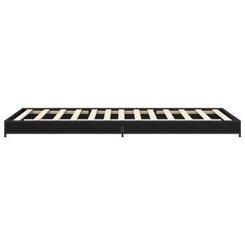 Bettrahmen Schwarze Eiche 80 x 200 cm Holzwerkstoff