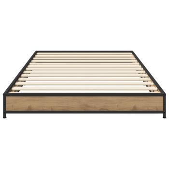 Bettrahmen Artisan-Eiche 80 x 200 cm Holzwerkstoff