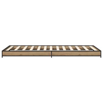 Bettrahmen Artisan-Eiche 80 x 200 cm Holzwerkstoff