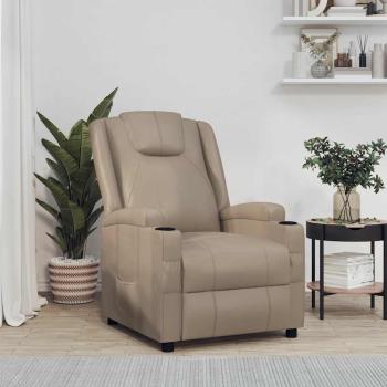 ARDEBO.de - Relaxsessel Cappuccino-Braun Kunstleder