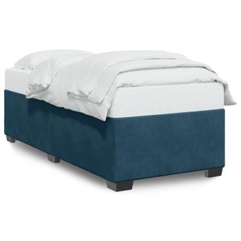 Bettgestell Blau 100x200 cm Samt