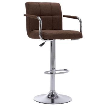 ARDEBO.de - Barhocker Braun Stoff
