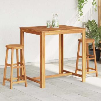 Barhocker 2 Stk. Massivholz Akazie