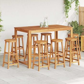 ARDEBO.de - Barhocker 8 Stk. Massivholz Akazie