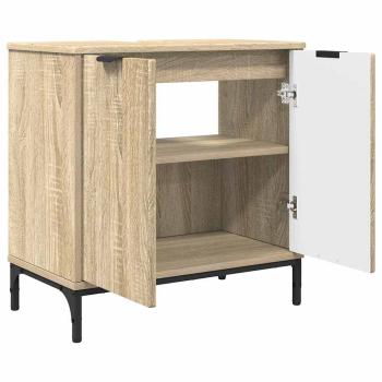 Badezimmermöbel-Set 3 stk. Sonoma-Eiche 39,5 x 36 x 88 cm
