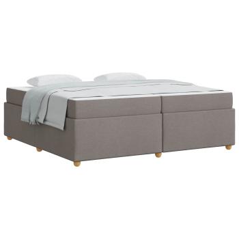Bettrahmen Taupe 200 x 200 cm Stoff