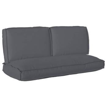 Kissenset Oxford-Stoff Anthrazit 120 x 50 x 52 cm