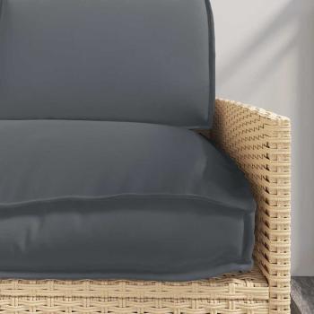 Kissenset Oxford-Stoff Anthrazit 120 x 50 x 52 cm