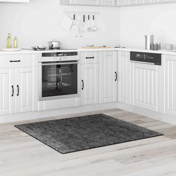 Anti-Rutsch Shaggy Teppich Dunkelgrau 120 x 120 cm PP