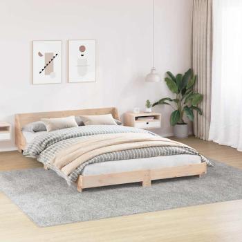 Anti-Rutsch Shaggy Teppich Grau 240 x 340 cm PP