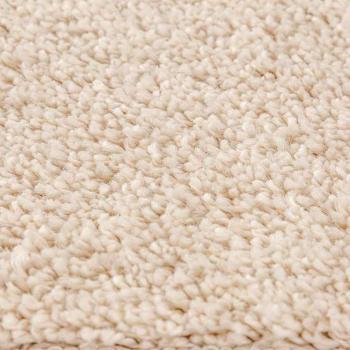 Anti-Rutsch Shaggy Teppich Creme 240 x 340 cm PP