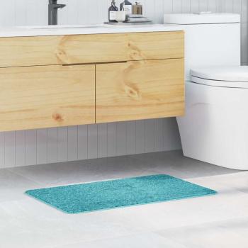 ARDEBO.de - Rutschfeste Badmatte Türkis 50 x 80 cm PP