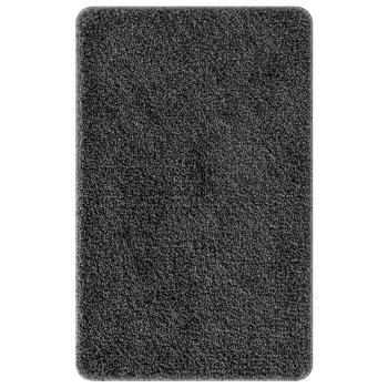 Anti-Rutsch Badematten-Set 3 stk. Dunkelgrau 50 x 80 cm PP