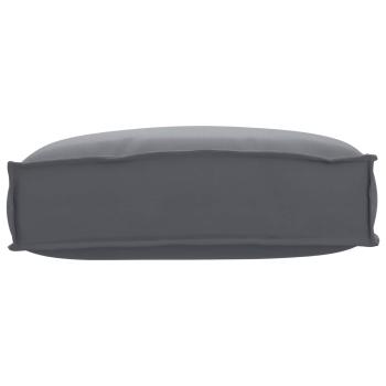 Kissen Anthrazit 50 x 40 x 12 cm Oxford-Stoff