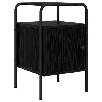 Nachttisch Schwarze Eiche 35 x 36,5 x 56 cm Holzwerkstoff