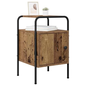 Nachttisch Altholz 35 x 36,5 x 56 cm Holzwerkstoff