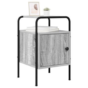 Nachttisch 2 Stk. Grau Sonoma 35 x 36,5 x 56 cm Holzwerkstoff