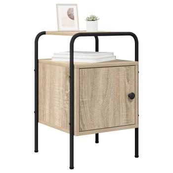 Nachttisch 2 Stk. Sonoma-Eiche 35 x 36,5 x 56 cm Holzwerkstoff