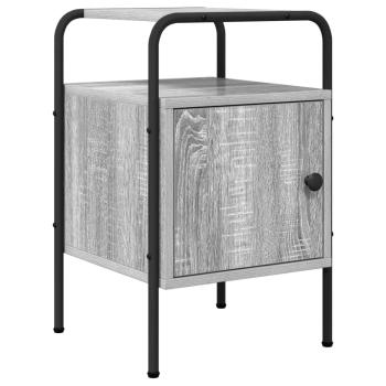 Nachttisch Grau Sonoma 35 x 36,5 x 56 cm Holzwerkstoff