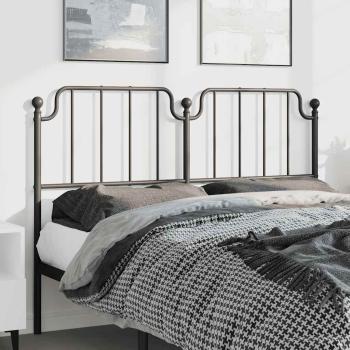 ARDEBO.de - Ersatz-Kopfteil Metall Schwarz 150 cm