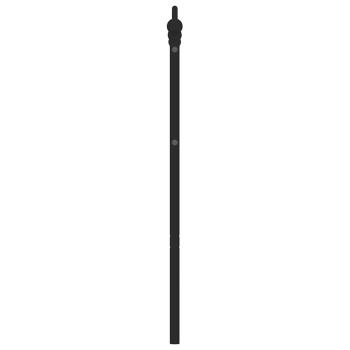 Ersatz-Kopfteil Metall Schwarz 150 cm