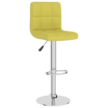 Barhocker 2 Stk. Grün Stoff