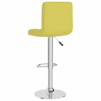 Barhocker 2 Stk. Grün Stoff