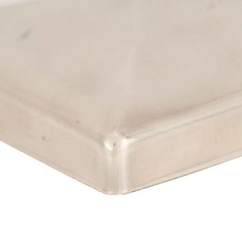 Pfostenkappen 6 Stk. Pyramide Edelstahl 81 x 81 mm