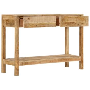 Konsolentisch mit 2 Schubladen 110x35x75 cm Massivholz Mango