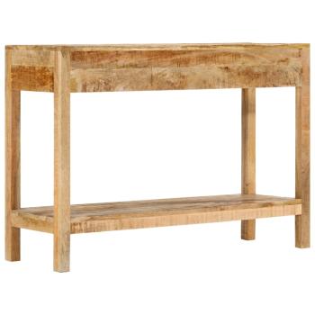 Konsolentisch mit 2 Schubladen 110x35x75 cm Massivholz Mango