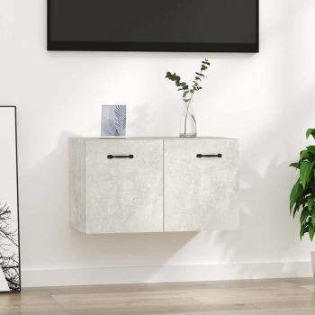 ARDEBO.de - Wandschrank Betongrau 60x36,5x35 cm Holzwerkstoff