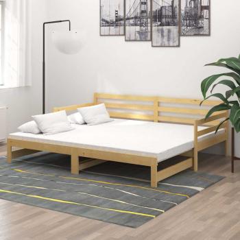 ARDEBO.de - Tagesbett Ausziehbar Massivholz Kiefer 2x(90x200) cm