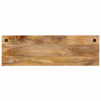 Wandgarderobe mit 5 Haken Massivholz Mango