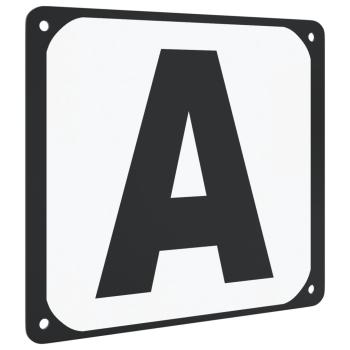 Buchstaben für Dressurviereck 12 Stk. Stahl