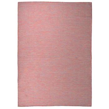 ARDEBO.de - Outdoor-Teppich Flachgewebe 140x200 cm Rot
