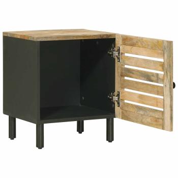 Nachttisch Natur 40 x 33 x 46 cm Massivholz Mango