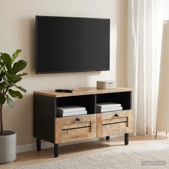 ARDEBO.de - Stauraumschränke Natur 70 x 33 x 46 cm Massivholz Mango