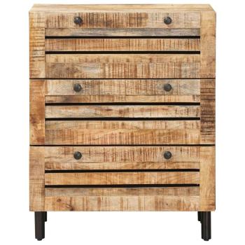 Stauraumschränke 60 x 33 x 75 cm Massivholz Mango Natur
