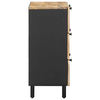 Stauraumschränke 60 x 33 x 75 cm Massivholz Mango Natur