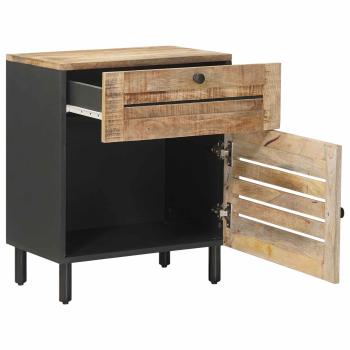 Nachttisch Natur 50 x 33 x 60 cm Massivholz Mango