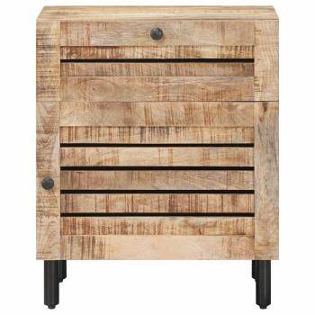 Nachttisch Natur 50 x 33 x 60 cm Massivholz Mango